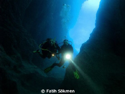 Afkule Diving Site / Turkish Bath by Fatih Sökmen 